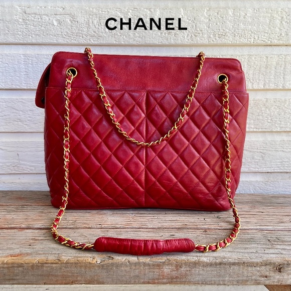 CHANEL Handbags - Chanel Quilted Jumbo XL Tote Laptop Work Bag